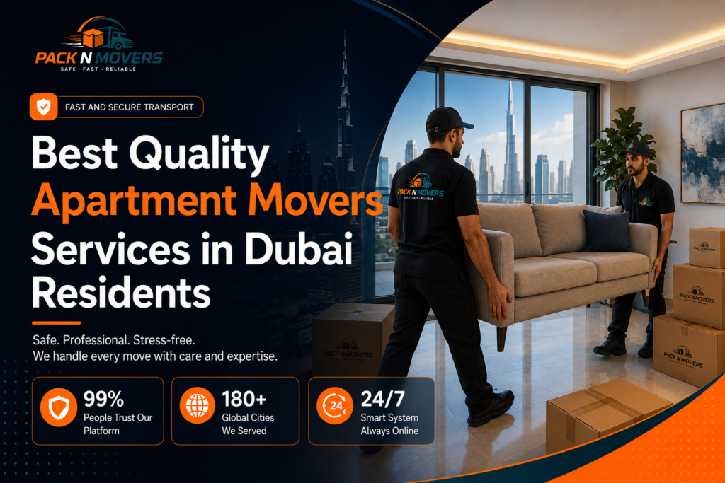 Best Quality Apartment Movers Services in Dubai Residents