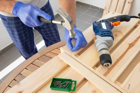 Furniture assembly and disassembly for safe and efficient furniture handling